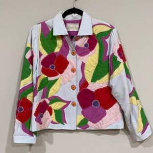 Daniel K. New York, Floral Appliqué Jacket